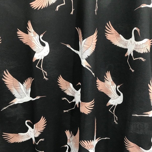 Bolongaro Trevor Mens Graphic T-Shirt Black White Bird Print Crew Neck Tee M New - Picture 5 of 7